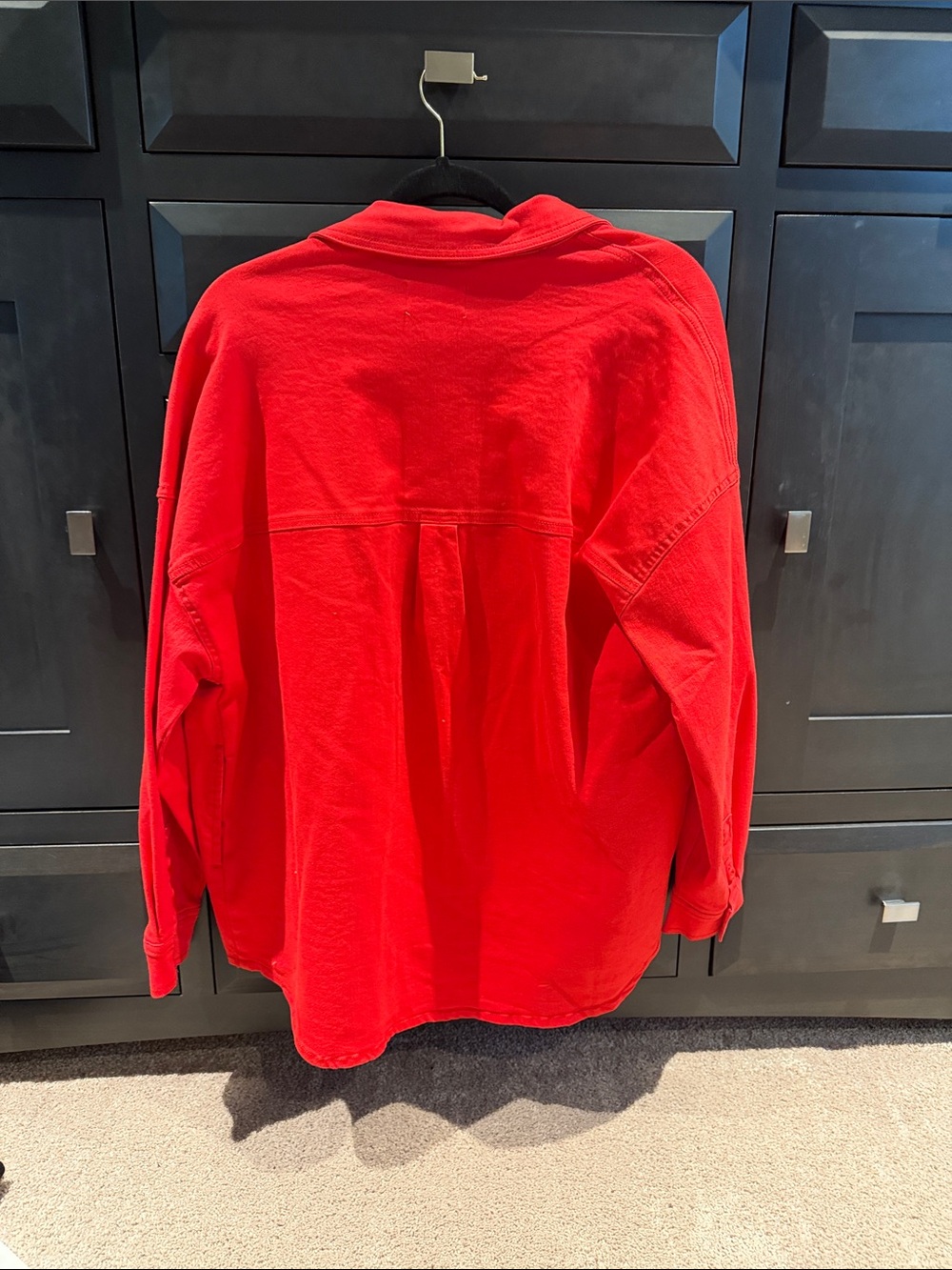 Red risen shacket/jacket  NWT - Picture 4 of 6